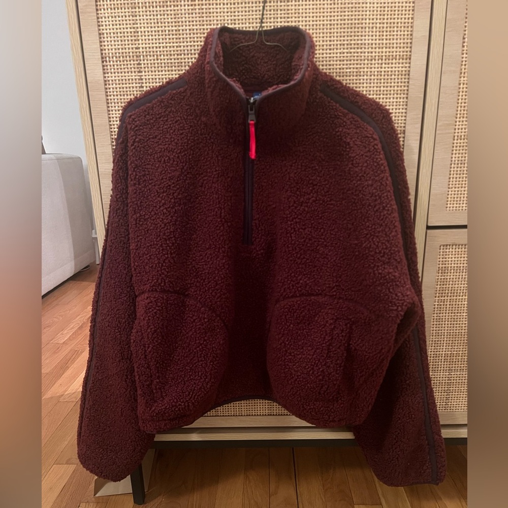 Gap Sherpa Half Zip in Size Small